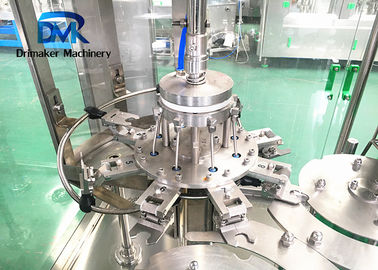 Sprzęt do produkcji wody butelkowanej PET o małej prędkości 8 głowic